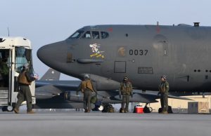 B-52H Stratofortress bomber “Wham Bam II” at Minot Air Force Base, North Dakota.