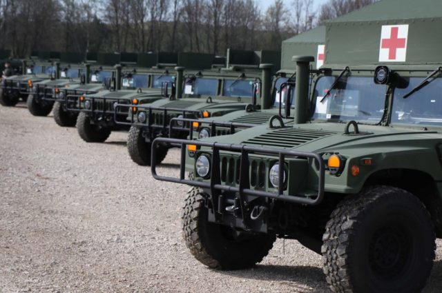 US donation of 29 Humvees to Albania