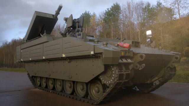 Ares Ajax with Brimstone missile for anti tank capability