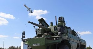 Jaguar firing an MMP missile from a Nexter turret