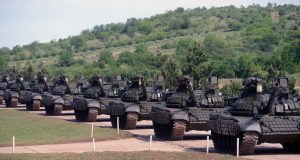 Serbian new T-72B1MS tanks