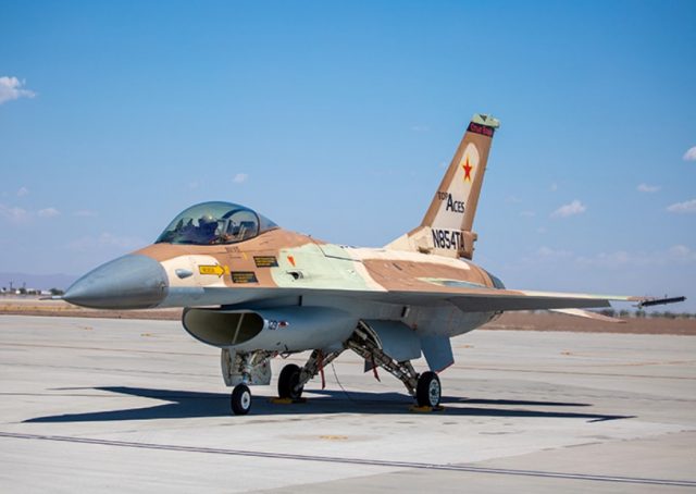 commercial F-16 adversary air training Top Aces