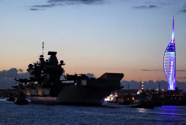 HMS Queen Elizabeth maiden deployment