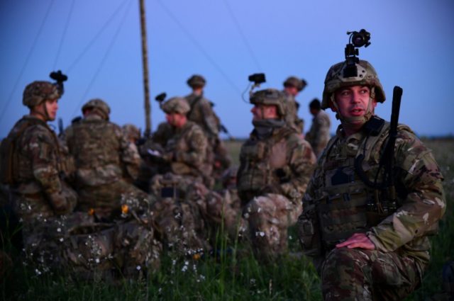 US soldiers in Bulgaria during exercise Swift Response