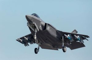 RAAF F-35A with full weapons loadout