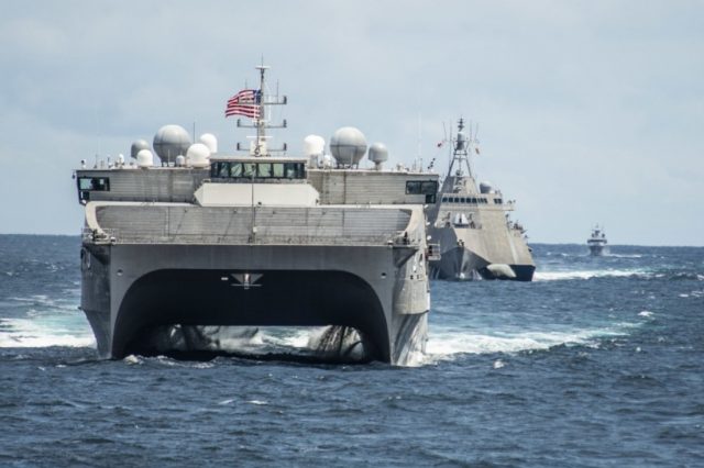 USNS Millinocket in South China Sea