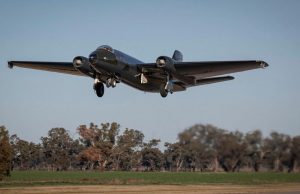 English Electric Canberra medium bomber flying again in Australia