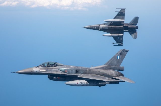 Romanian F-16 during Black Sea ADEX