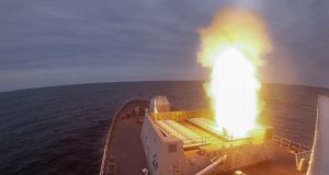 HMS Dragon Sea Viper launch