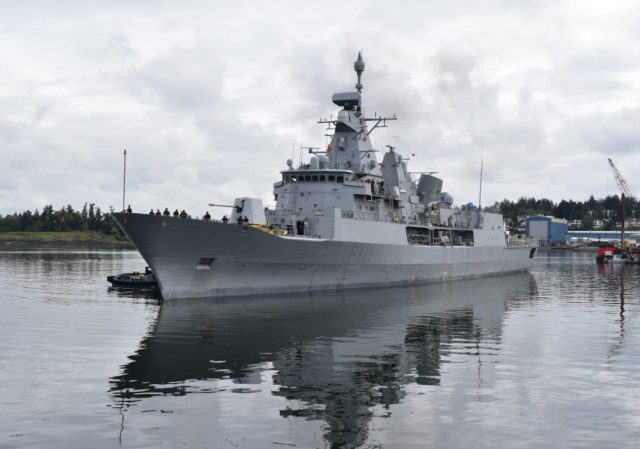 Royal New Zealand Navy frigate HMNZS Te Mana