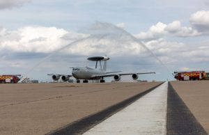 Final mission for Royal Air Force AWACS