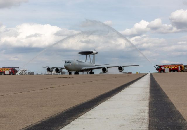 Final mission for Royal Air Force AWACS