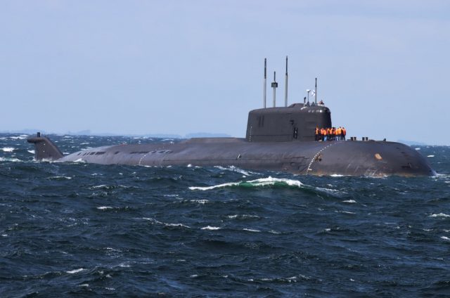 Oscar II sub Orel off Denmark