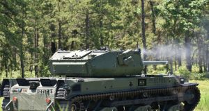 Ripsaw robot tank first live fire tests