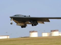 B-2 takeoff from Whiteman AFB