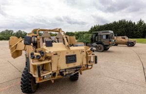 British Army battlefield vehicles electrification