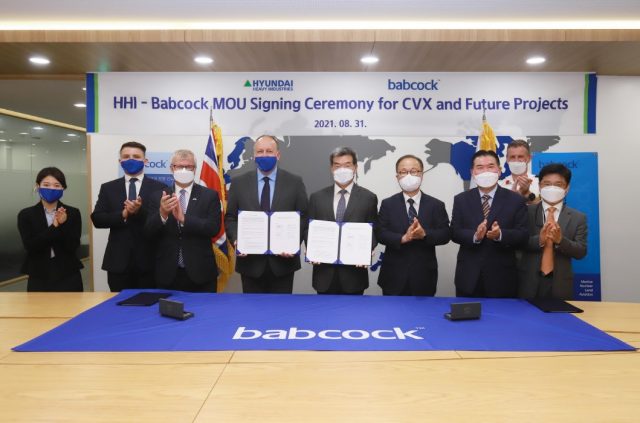 Babcock Hyundai Heavy Industries CVX South Korea