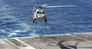 MH-60S helicopter crash USS Abraham Lincoln
