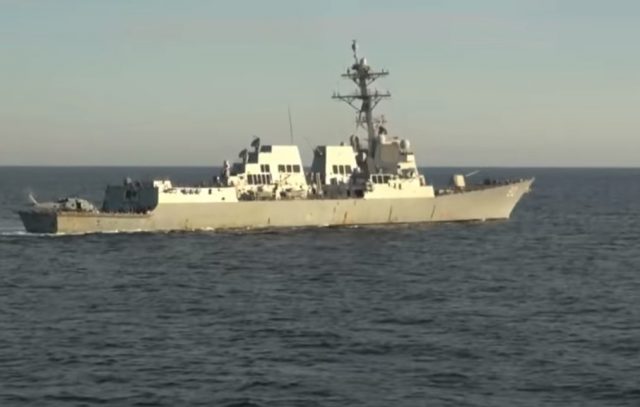 Russian US destroyers face off in Sea of Japan