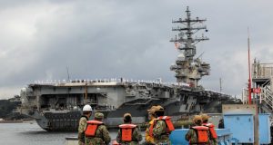 USS Ronald Reagan in Yokosuka, Japan