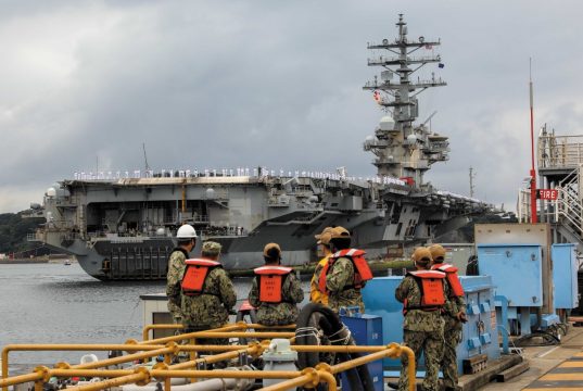 USS Ronald Reagan in Yokosuka, Japan