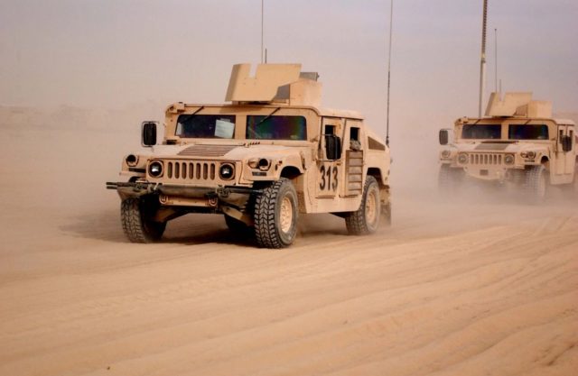 Humvee in Kuwait