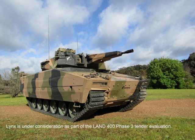 Lynx IFV with Soucy rubber tracks