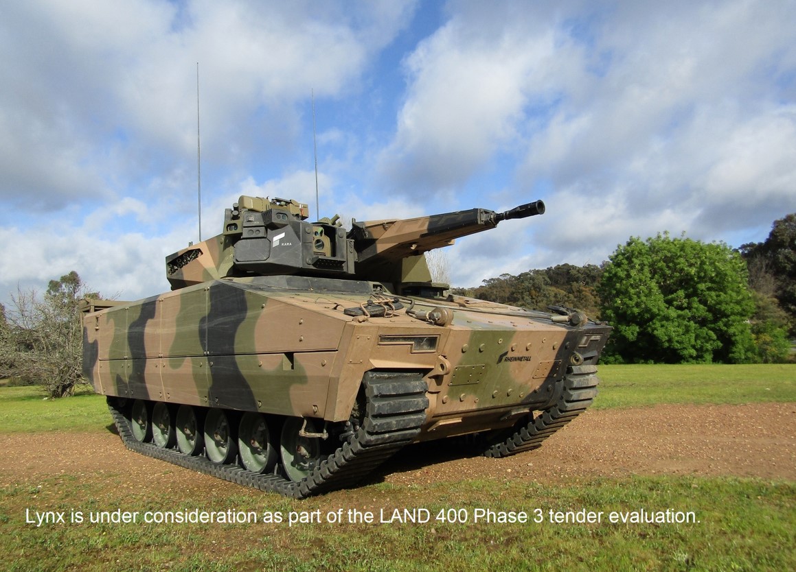 Rheinmetall wraps rubber trials Lynx IFV | Defense Brief