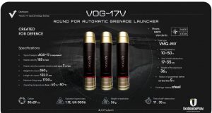 Ukrainian VOG-17V grenade launcher munition
