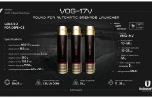 Ukrainian VOG-17V grenade launcher munition