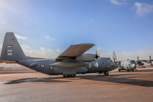 US Donates C-130 to Jordan