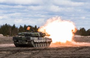 Leopard 2 MBT firing