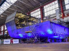 French FDI frigate under construction