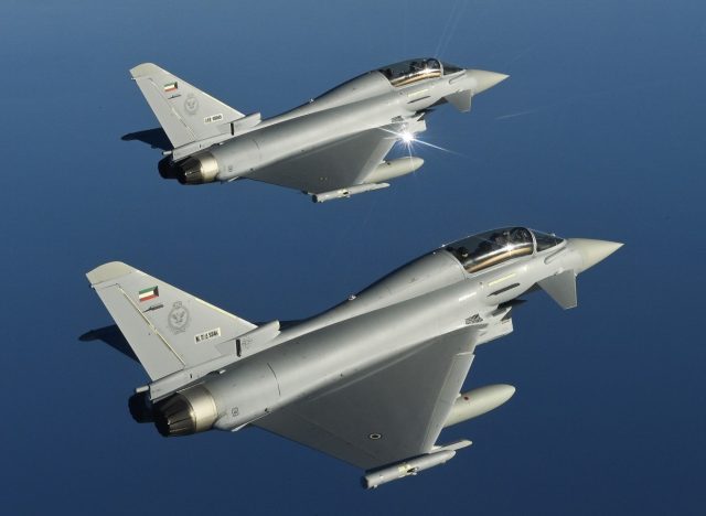 Kuwait Air Force Typhoon fighters