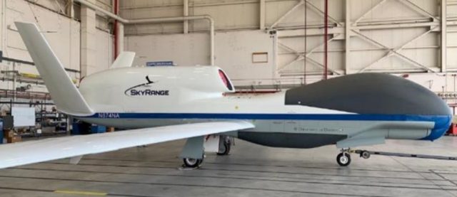 SkyRange hypersonic research support Global Hawk drone