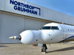 Northrop Grumman's SiAWA2/AD missile in its testbed aircraft ahead of second test flight