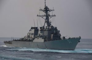 USS Arleigh Burke transiting from the Black Sea to the Mediterranean Sea