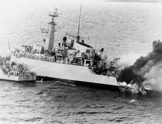HMS Ardent sinking photo