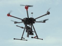 A drone equipped with a Dragon kit