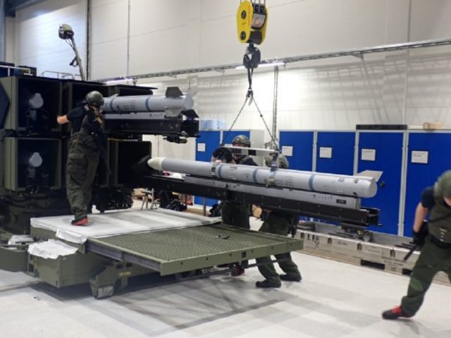 Australian NASAMS Mk2 canister launcher testing