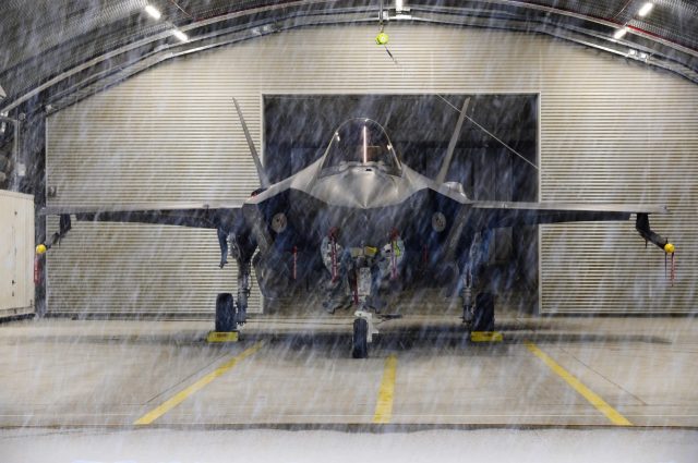 QRA F-35 at Avenes AFB in northern Norway