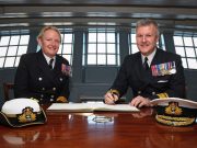 Royal Navy's first female admiral
