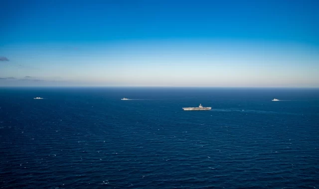 USS Harry S Truman ahead of Neptune Strike