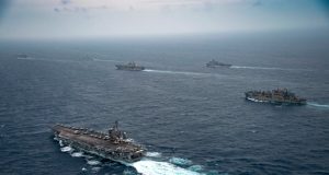 USS Carl Vinson USS Essex joint operations in SCS
