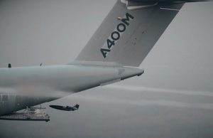 A400M launching a remote carrier surrogate drone as part of FCAS trials