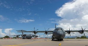 Australian C-130J Hercules and C-17A Globemaster