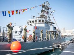 USS Firebolt decommissioned on February 23, 2022 in Manama, Bahrain