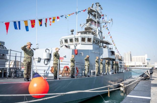 USS Firebolt decommissioned on February 23, 2022 in Manama, Bahrain