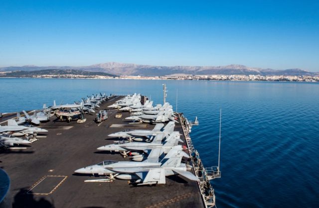 USS Harry S. Truman in Split, Croatia