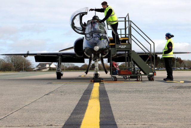 Royal Navy Hawk final flight